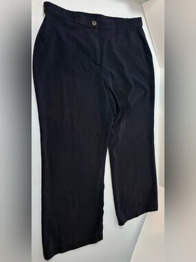 Coldwater Creek Navy Straight-Leg Pants